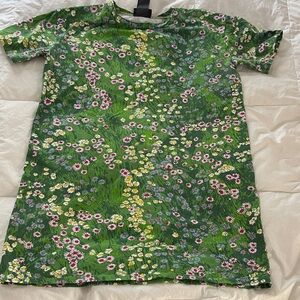 Nooworks Green Floral t dress